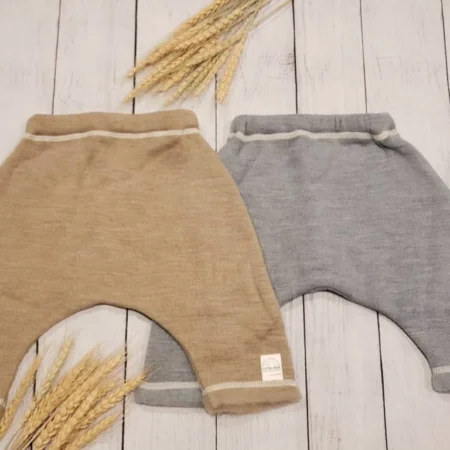 Organic Merino Wool Minimalist Baby Pants "Aladdin"