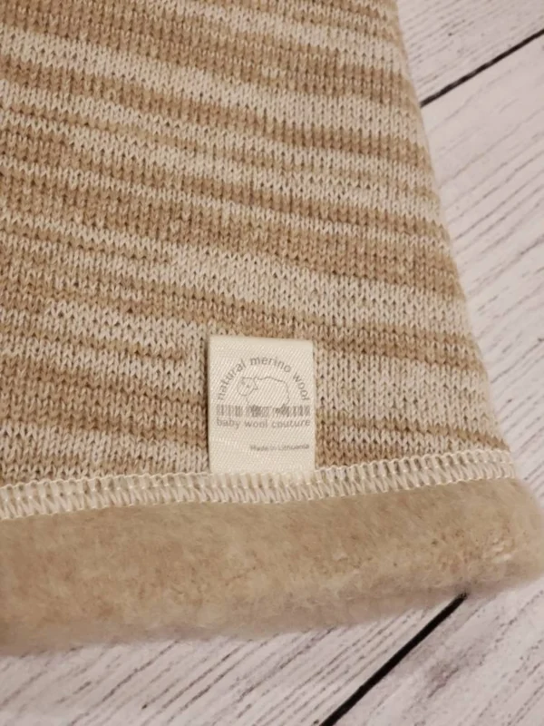 Organic Merino Wool Minimalist Baby Dress Tunic - Image 2