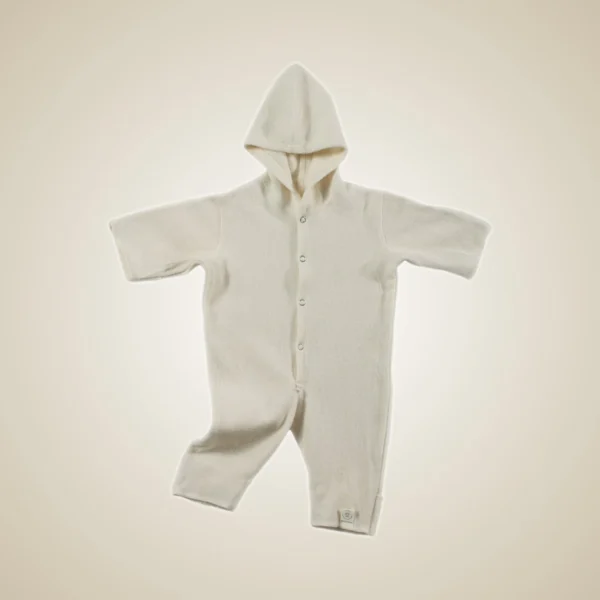 Organic Merino Wool Baby Coveralls/ Jumpsuit - Image 2