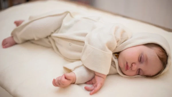Organic Merino Wool Baby Coveralls/ Jumpsuit - Image 3