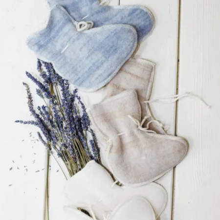 Organic Merino wool baby socks/booties