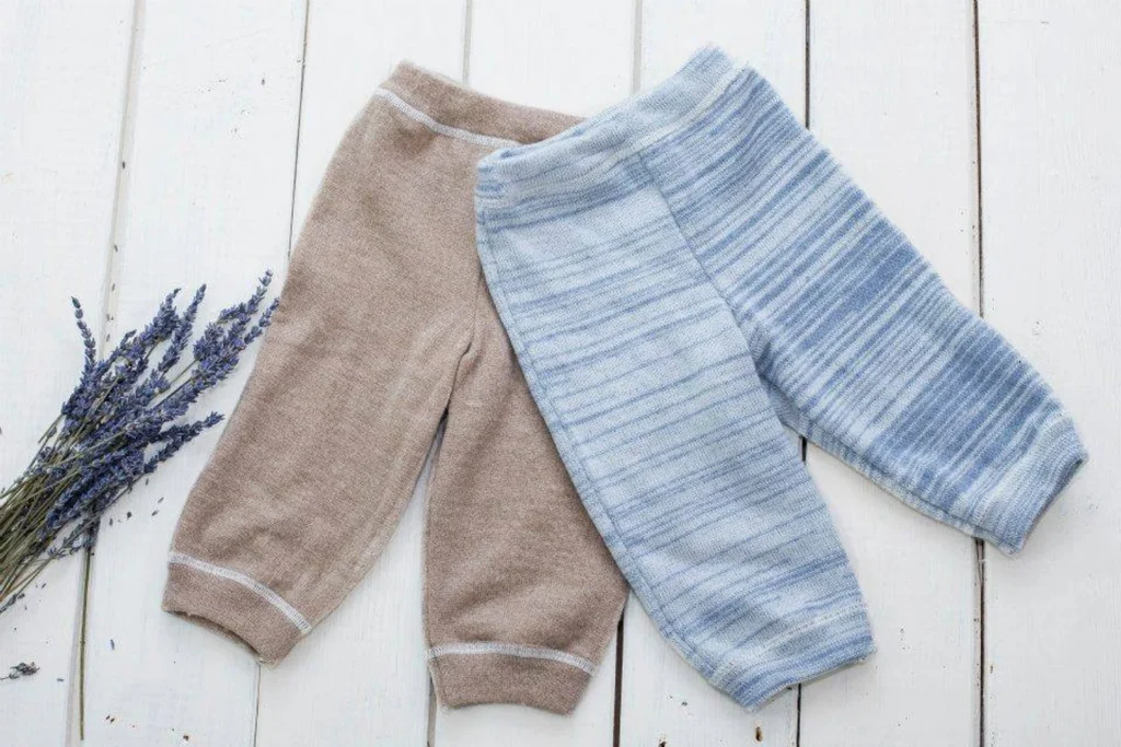 Organic Merino Wool Baby Pants- natural baby clothing